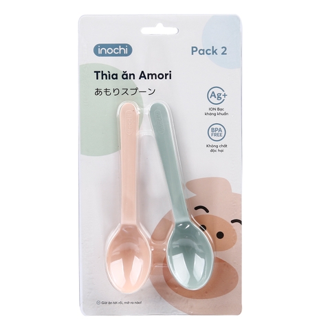 Bộ 2 thìa ăn cho bé yêu Inochi Amori