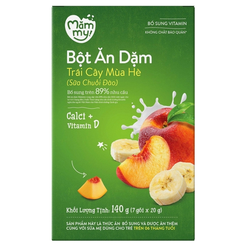 Bột ăn dặm Mămmy trái cây mùa hè 140g (6M+)