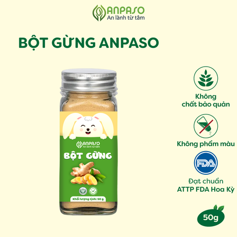 Bột Gừng cho bé Anpaso 50g