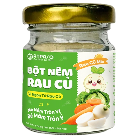 Bột nêm ăn dặm Anpaso vị Rau Củ 60g (6M+)