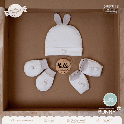 Set mũ BTC Bunny Honee 9458