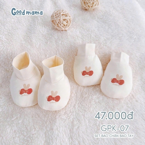 Set bao tay chân cho trẻ sơ sinh GPK-07 GoodMama