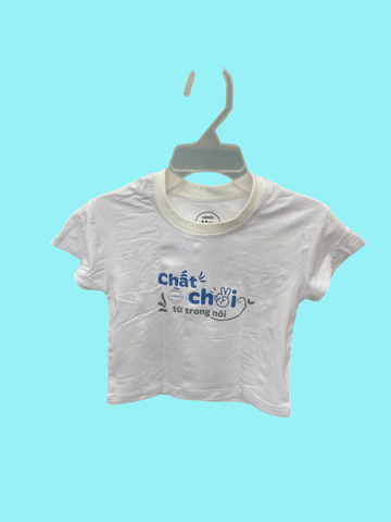 Áo T shirt Chất chơi từ trong nôi Hrnee màu trắng sứ (6-9M)