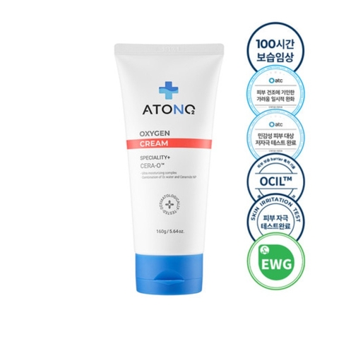 Kem dưỡng ẩm hữu cơ chuyên biệt Atono2 Oxygen cho bé 160g (0M+)
