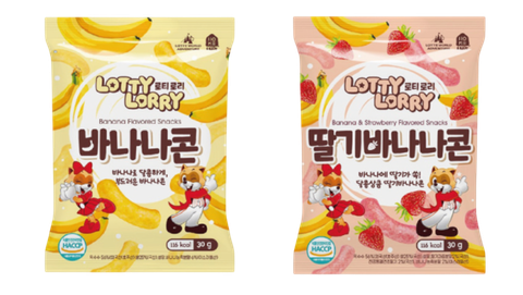 Bánh Ngũ Cốc Thanh Ngắn Lotty Lorry Vị Chuối (8M+)