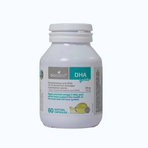 Viên uống Bio Island bổ sung DHA cho bé 60 viên (7M+)