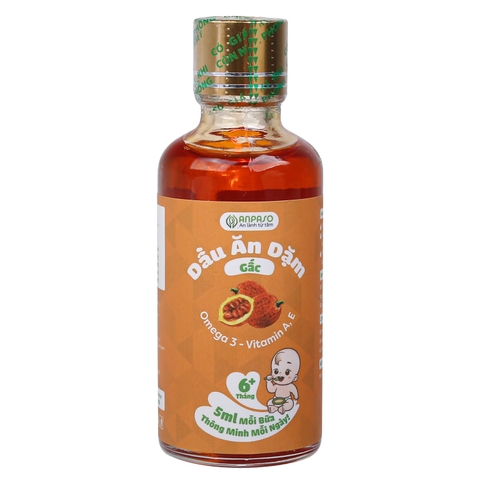 Dầu ăn dặm Gấc Anpaso 50ml