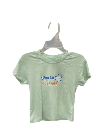 Áo T shirt Con là phiên bản duy nhất Hrnee màu Xanh Ruby (12-18M)