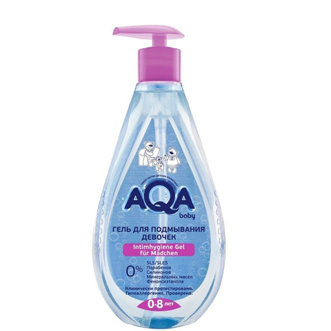 Dung dịch vệ sinh AQA baby 250ml cho bé gái từ 0-8 tuổi