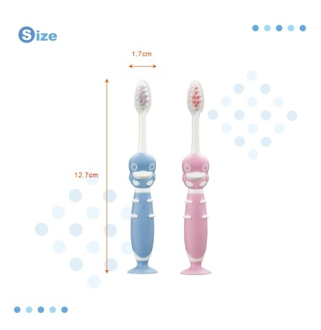 Bàn chải đánh răng cho bé 2-8 tuổi KuKu KU1113
