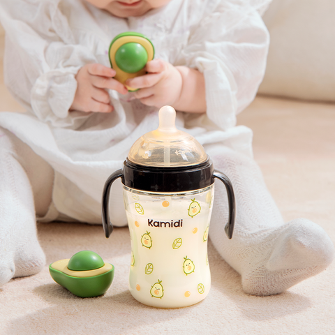 Bình sữa Kamidi PPSU họa tiết quả bơ 210ml