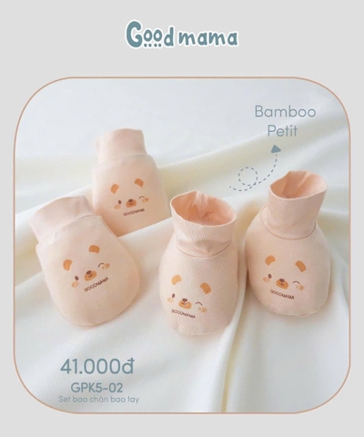 Set bao tay chân cho trẻ sơ sinh GPK5-02 GoodMama