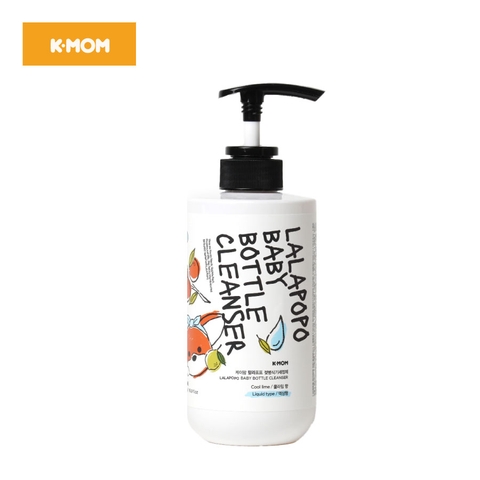Nước Rửa Bình Thuần Chay K-Mom Lalapopo Hàn Quốc Chai 500ml (dạng Gel)