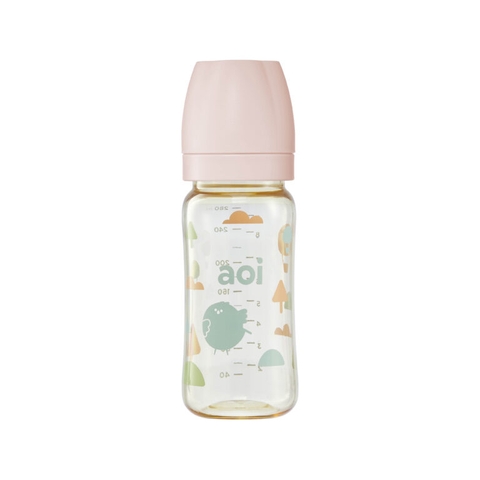 Bình sữa Aoi PPSU Flora Đa sắc 280ml (hồng baby)