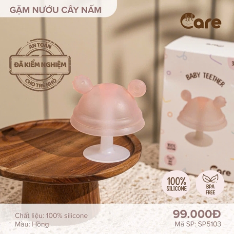 Gặm nướu cây nấm Lilcare 18 (Hồng)