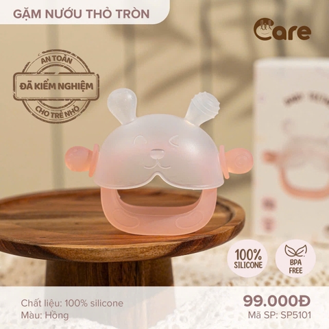 Gặm nướu Thỏ tròn Lilcare 29 (Hồng)