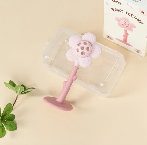 Gặm nướu xúc sắc bông hoa Lilcare 8801 (Hồng)