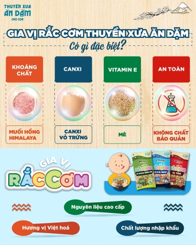 Gia vị rắc cơm Thuyền Xưa vị Phô mai 19g cho bé trên 1 tuổi