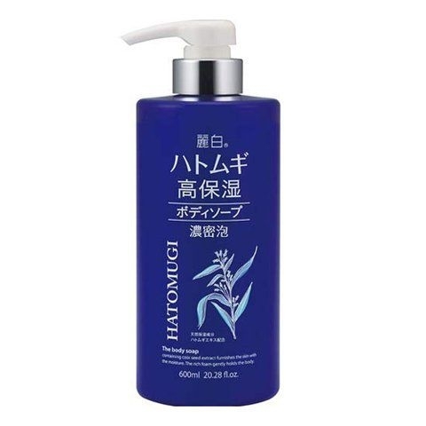 Sữa tắm ý dĩ Hatomugi 600ml dùng cho da khô (Xanh)