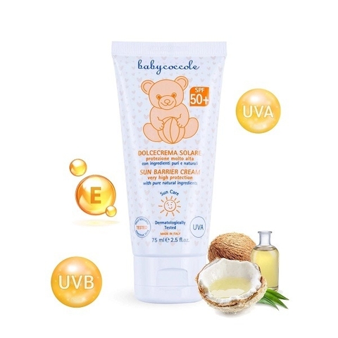 Kem chống nắng cho bé Babycoccole SPF50+ 30ml (0M+)
