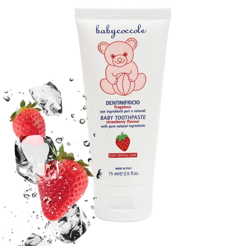Kem đánh răng Babycoccole hương dâu 75ml 6M+
