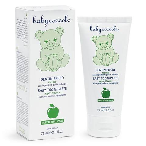 Kem đánh răng Babycoccole hương táo 75ml 6M+