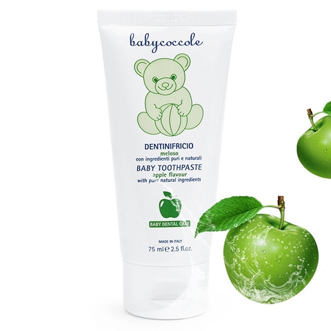 Kem đánh răng Babycoccole hương táo 75ml 6M+