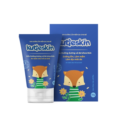 Kem dưỡng ẩm mềm da cho bé Kutieskin 30g