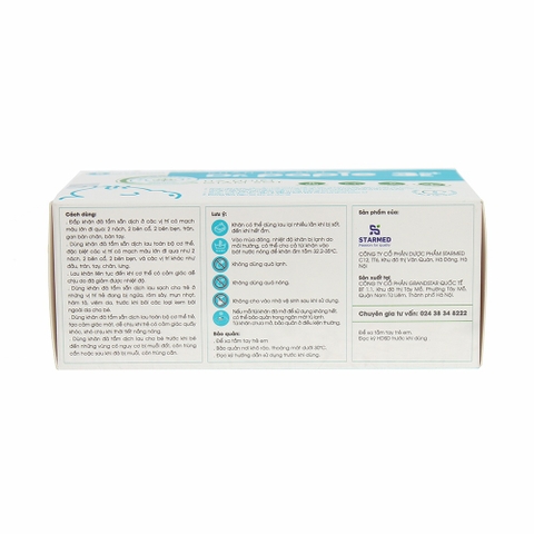Khăn lau hạ sốt Dr.Papie cho bé 3M+