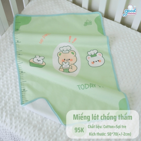 Lót Mông Chống Thấm Goodmama 50x70 màu ngẫu nhiên