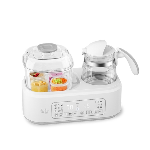 Máy đa năng điện tử tiệt trùng, hâm sữa, nấu cháo, đun nước Multimax 2 Plus FatzBaby FB9025SL