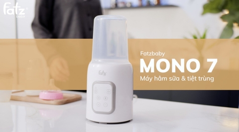 Máy hâm sữa và tiệt trùng Fatzbaby Mono 7 FB3010TN
