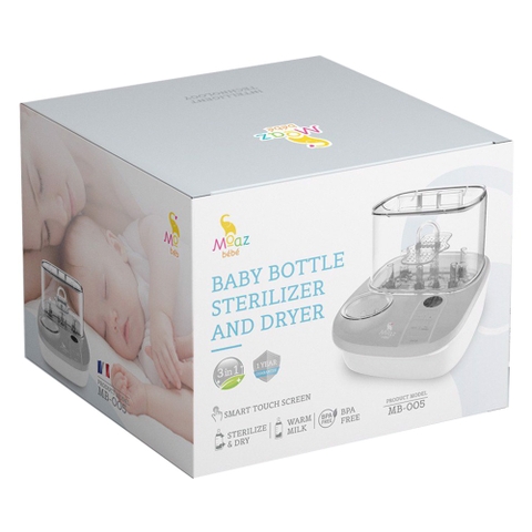 Máy tiệt trùng sấy khô và hâm sữa Moaz Bebe MB005