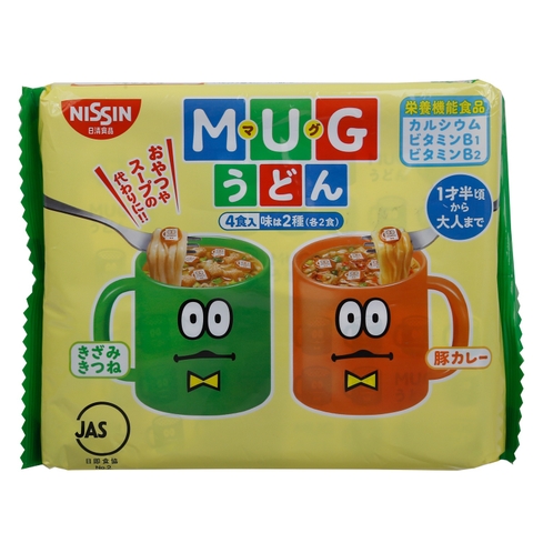Mì Mug Nissin‎ Nhật Bản ăn dặm cho bé trên 1 tuổi (Xanh)