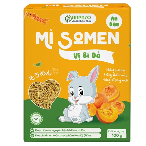 Mì Somen ăn dặm Anpaso vị bí đỏ 100g