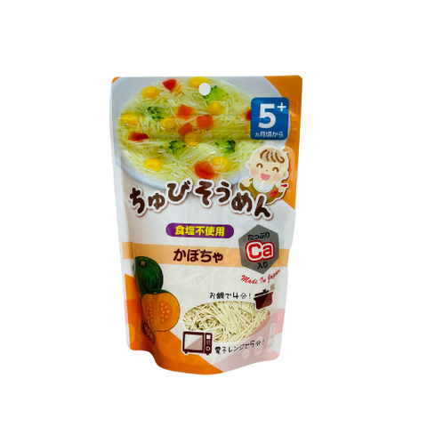Mì Somen Chubi bổ sung Canxi vị bí ngô 100g (5M+)