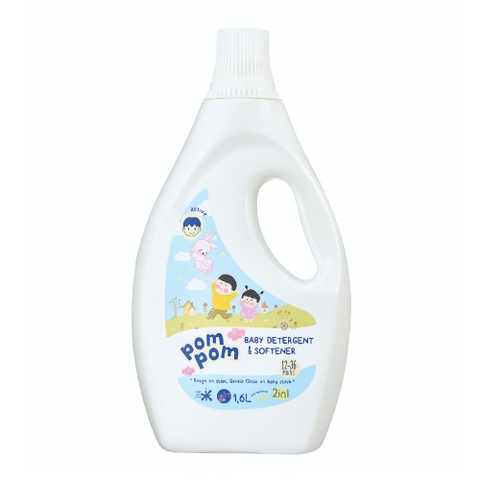 Gel giặt xả Pom Pom Active dành cho bé từ 1 tuổi và cả nhà (chai 1.6L)