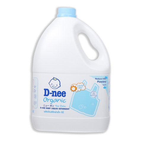 Nước giặt  Dnee màu xanh dương hương hoa cỏ (can 3 lít)