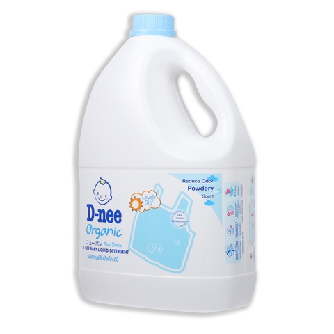 Nước giặt  Dnee màu xanh dương hương hoa cỏ (can 3 lít)