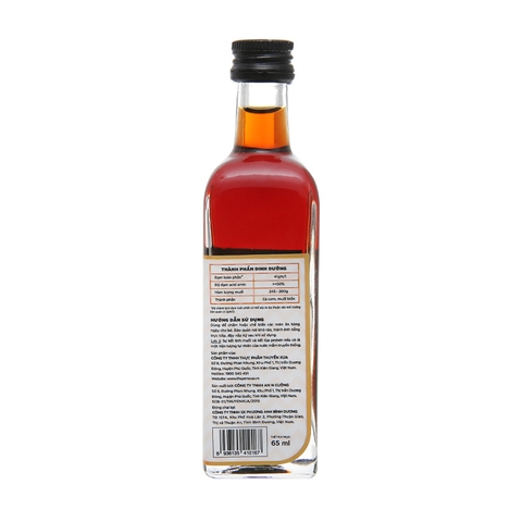 Nước mắm Thuyền Xưa ăn dặm cho bé 41°N chai 65 ml (từ 1 tuổi)
