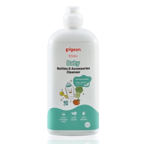 Nước rửa bình & phụ kiện Pigeon 500ml (Dạng chai)