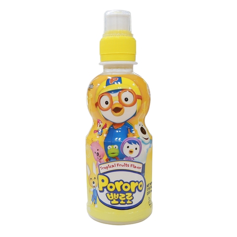 Nước uống Pororo hương vị Trái Cây nhiệt đới chai 235ml