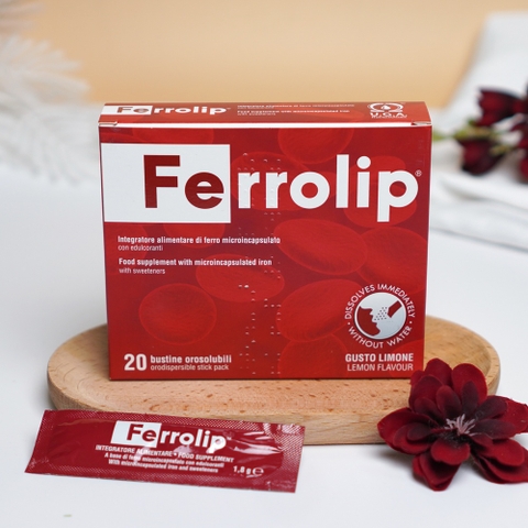 Sắt sinh học Ferrolip 20x1.8g