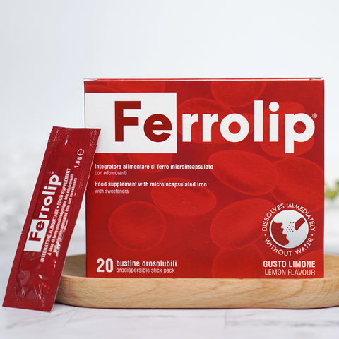 Sắt sinh học Ferrolip 20x1.8g