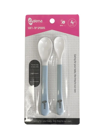 Thìa ăn dặm đầu mềm Galena GA-S03 (vỉ 2 chiếc)