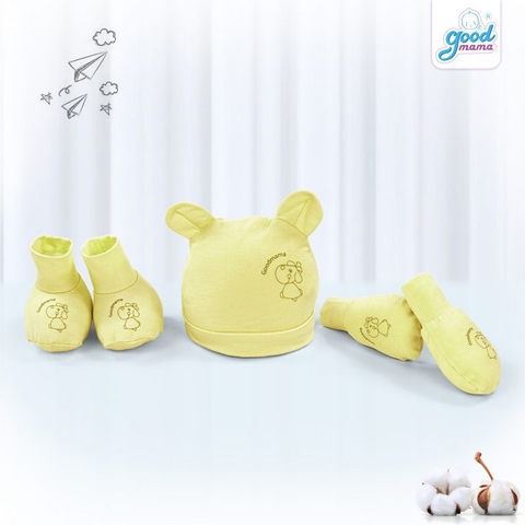 Set bao tay bao chân và mũ Goodmama (màu ngẫu nhiên)