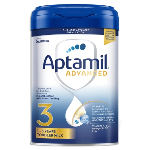 Sữa Aptamil Advanced số 3, 800g của Anh cho trẻ từ 1 tuổi trở lên