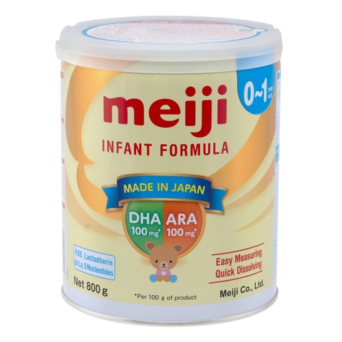 Sữa Meiji Infant Formula Nhập Khẩu Cho Bé 0-1 Tuổi 800g