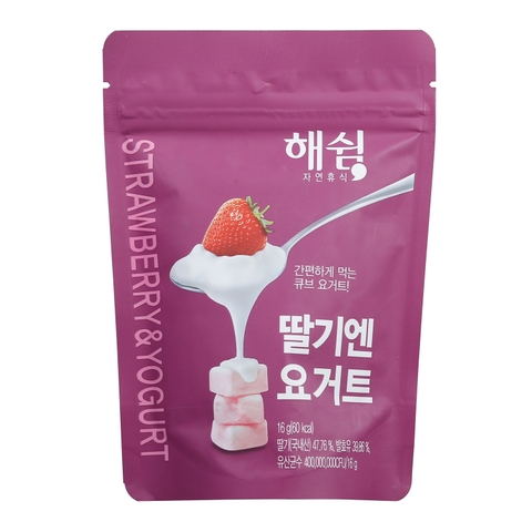 Sữa chua sấy lạnh Haeswim vị dâu dạng gói 16g