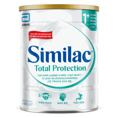 Sữa Similac Total Protection 1+ 800g (1-2Y) - (Bao bì cũ: 850g) - Giao bao bì ngẫu nhiên